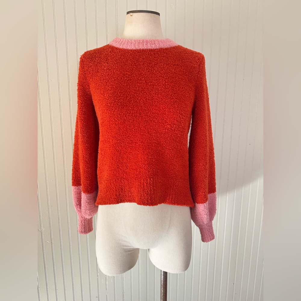 Lauren Conrad Fluffy Crew Neck Sweater